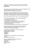 GEB 3017-ARTICLES QUESTIONS AND VERIFIED ANSWERS
