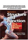 Memmler&rsquo;s Structure and Function of the Human Body &lpar;12th Edition&rpar; &ndash; Cohen &ndash; Test Bank with Practice Questions and Answers