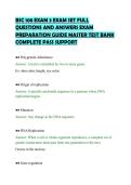 BSC 108 EXAM 3 EXAM SET FULL&NewLine;QUESTIONS AND ANSWERS EXAM&NewLine;PREPARATION GUIDE MASTER TEST BANK&NewLine;COMPLETE PASS SUPPORT&NewLine;