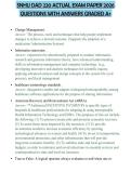 SNHU DAD 220 ACTUAL EXAM PAPER 2026&NewLine;QUESTIONS WITH ANSWERS GRADED A&plus;&NewLine;