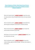 Texas Esthetician Written State Board Exam Review &NewLine;Latest 2026 Questions and Correct Detailed Answers &NewLine;Already Graded A&plus; 