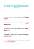 Cosmetology Texas State Board Written Exam Newest &NewLine;2026 Questions and Correct Detailed Answers Already &NewLine;Graded A&plus; 