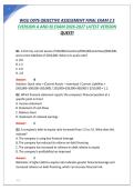 WGU D076 OBJECTIVE ASSESSMENT FINAL EXAM 2 S &lpar;VERSION A AND B&rpar; EXAM 2026-2027 LATEST VERSION QUESTIONS 