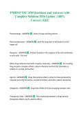 PMHNP NSC 830 Questions and Answers with Complete Solution 2026 Update &vert; 100&percnt; Correct &vert; EKU