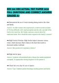 BSN 266 HESI ACTUAL TEST PAPER 2026&NewLine;FULL QUESTIONS AND CORRECT ANSWERS&NewLine;GRADED A&plus;&NewLine;