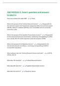 ASO MODULE 3&comma; Exam1 questions and answers&NewLine;Graded A&plus;