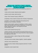 MODULE 600 -CHAPTER 9 TODAY'S MEDICAL ASSISTANT - NERVOUS SYSTEM QUESTIONS WITH ACCURATE ANSWERS