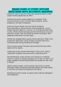 MA600 EXAM &num;2 STUDY OUTLINE QUESTIONS WITH ACCURATE ANSWERS