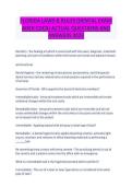 Florida Dental Laws & Rules &lpar;ADEX&sol;CDCA&rpar; Study Guide 2023 &vert; Comprehensive Review Notes&comma; Key Regulations & Practice Questions for Exam Preparation