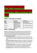 2026&sol;2027 S-Tier CON 7800 Commercial Acquisition Test Bank & Study Guide &vert; FAR Part 12&comma; RFO & CSO Mastery  