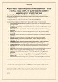 Arizona Water Treatment Operator Certification Exam &ndash; Grade 1 & 2