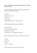 NURS 502 &ndash; Midterm Exam&comma; Advanced Pathophysiology Nursing Course&comma; Comprehensive Review and Study Guide