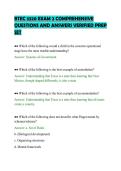 BTEC 3320 EXAM 2 COMPREHENSIVE&NewLine;QUESTIONS AND ANSWERS VERIFIED PREP&NewLine;SET&NewLine;