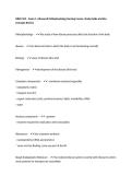NRSG 502 &ndash; Exam 1&comma; Advanced Pathophysiology Nursing Course&comma; Study Guide and Key Concepts Review