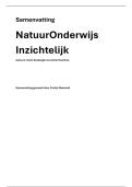 Samenvatting NatuurOnderwijs Inzichtelijk &vert; PABO &vert; Saxion 