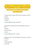 MO Valley Test 1-5 Comprehensive Resource To Help You &NewLine;Ace 2026-2027 Exams Includes Frequently Tested Questions &NewLine;With ELABORATED 100&percnt; Correct COMPLETE SOLUTIONS &NewLine;Guaranteed Pass First Attempt&excl;&excl; Current Update&excl;&excl; &NewLine;Instant Download Pdf 