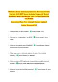 MO-Valley Study Guide Comprehensive Resource To Help &NewLine;You Ace 2026-2027 Exams Includes Frequently Tested &NewLine;Questions With ELABORATED 100&percnt; Correct COMPLETE &NewLine;SOLUTIONS &NewLine;Guaranteed Pass First Attempt&excl;&excl; Current Update&excl;&excl; &NewLine;Instant Download Pdf
