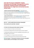 MGT 6311 Final Exam 2026&sol;2027 &vert; Digital Marketing and Strategic Management Practice Questions&comma; Verified Answers and Detailed Explanations for High-Score University Success Study Guide