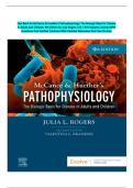 Test Bank for McCance & Huether&rsquo;s Pathophysiology&colon; The Biologic Basis for Disease in Adults and Children&comma; 9th Edition by Julia Rogers &vert; All 1-49 Chapters Covered With Questions And Verified Solutions With Detailed Rationales And Case Studies&period;