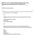 NURS 502 &ndash; Exam 3&comma; Advanced Pathophysiology Nursing Course&comma; Comprehensive System-Based Review and Study Guide