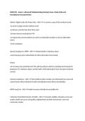 NURS 502 &ndash; Exam 1&comma; Advanced Pathophysiology Nursing Course&comma; Study Guide and Foundational Concepts Review