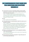 AIC COMPREHENSIVE STUDY GUIDE 2026&NewLine;FULL QUESTIONS AND SOLUTIONS&NewLine;GRADED A&plus;