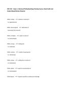 NSG 502 &ndash; Exam 2&comma; Advanced Pathophysiology Nursing Course&comma; Study Guide and System-Based Review Material