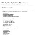 PATHO 502 &ndash; Final Exam Questions&comma; Advanced Pathophysiology Course&comma; Comprehensive Review and Practice Study Material