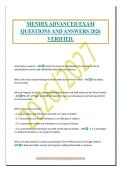 MENDIX ADVANCED EXAM&NewLine;QUESTIONS AND ANSWERS 2026&NewLine;VERIFIED&period;