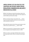 AIRFIELD DRIVING CBT 2026 PRACTICE TEST&NewLine;QUESTIONS AND DETAILED AIRSIDE DRIVING&NewLine;REGULATIONS COMMUNICATION AND SAFETY&NewLine;BREAKDOWN FULL REVIEW