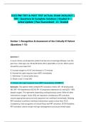 FCCS PRE TEST & POST TEST ACTUAL EXAM 2026&sol;2027 &vert; 100&plus; Questions & Complete Solutions &vert; Graded A&plus; &vert; Latest Update &vert; Pass Guaranteed - A&plus; Graded&NewLine;&NewLine;