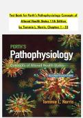 Porth's Pathophysiology 11th Edition Norris Test Bank &vert; Chapters 1-52