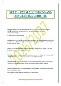 STT 231&colon; EXAM 2 QUESTIONS AND&NewLine;ANSWERS 2026 VERIFIED&period;