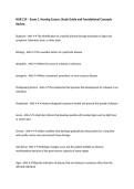 NUR 219 &ndash; Exam 1&comma; Nursing Course&comma; Study Guide and Foundational Concepts Review