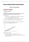 Samenvatting Onderzoeksmethoden &lpar;S&rpar; &lbrack;Y55073&rsqb;