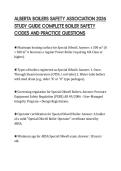 ALBERTA BOILERS SAFETY ASSOCIATION 2026&NewLine;STUDY GUIDE COMPLETE BOILER SAFETY&NewLine;CODES AND PRACTICE QUESTIONS