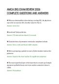 AMCA EKG EXAM REVIEW 2026&NewLine;COMPLETE QUESTIONS AND ANSWERS