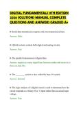 DIGITAL FUNDAMENTALS 11TH EDITION&NewLine;2026 SOLUTIONS MANUAL COMPLETE&NewLine;QUESTIONS AND ANSWERS GRADED A&plus;