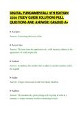 DIGITAL FUNDAMENTALS 11TH EDITION&NewLine;2026 STUDY GUIDE SOLUTIONS FULL&NewLine;QUESTIONS AND ANSWERS GRADED A&plus;&NewLine;