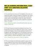 EMT JB LEARNING MIDTERM FINAL STUDY&NewLine;SHEET 2026 QUESTIONS SOLUTIONS&NewLine;GRADED A&plus;