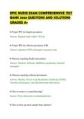 EPIC NURSE EXAM COMPREHENSIVE TEST&NewLine;BANK 2026 QUESTIONS AND SOLUTIONS&NewLine;GRADED A&plus;