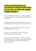 SOPHIA MACROECONOMICS FULL&NewLine;SOLUTION PACK BUNDLED EXAMS EXAMS&NewLine;SET 2026 FULL SOLUTIONS AND CORRECT&NewLine;ANSWERS GRADED A&plus;