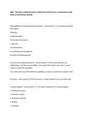 HPEB &ndash; Final Exam&comma; Health Promotion and Behavioral Health Course&comma; Comprehensive Study Guide and Final Review Material