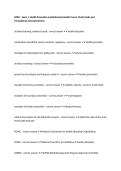 HPEB &ndash; Exam 1&comma; Health Promotion and Behavioral Health Course&comma; Study Guide and Foundational Concepts Review