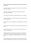 HPEB &ndash; Exam 3&comma; Health Promotion and Behavioral Health Course&comma; Study Guide and Advanced Concepts Review