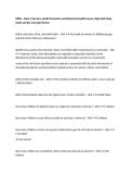 HPEB &ndash; Exam 2 Top Tens&comma; Health Promotion and Behavioral Health Course&comma; High-Yield Study Guide and Key Concepts Review