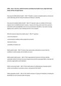 HPEB &ndash; Exam 1 Top Tens&comma; Health Promotion and Behavioral Health Course&comma; High-Yield Study Guide and Key Concepts Review