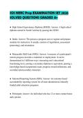 SOS NERC Prep EXAMINATION SET 2026&NewLine;SOLVED QUESTIONS GRADED A&plus;