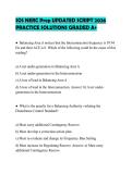 SOS NERC Prep UPDATED SCRIPT 2026&NewLine;PRACTICE SOLUTIONS GRADED A&plus;