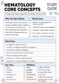 Professional Nursing Practice&colon; Adults&comma; Hematology Study Guide